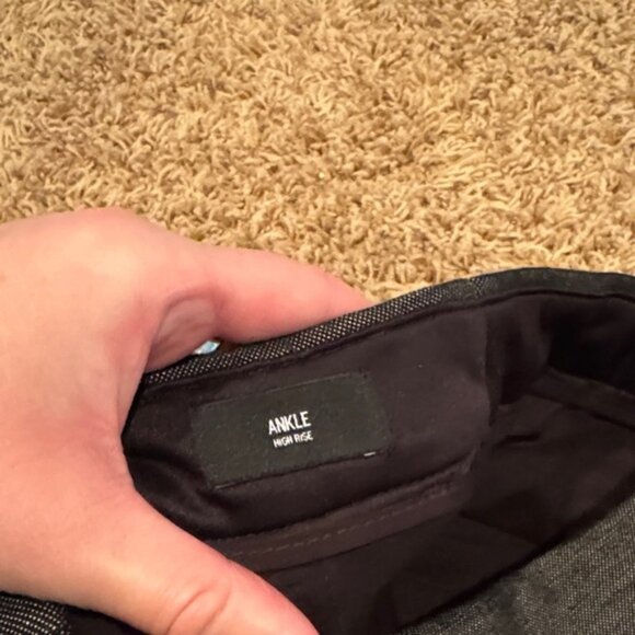 Woman’s heather dark grey Dress Pants - Picture 4 of 6